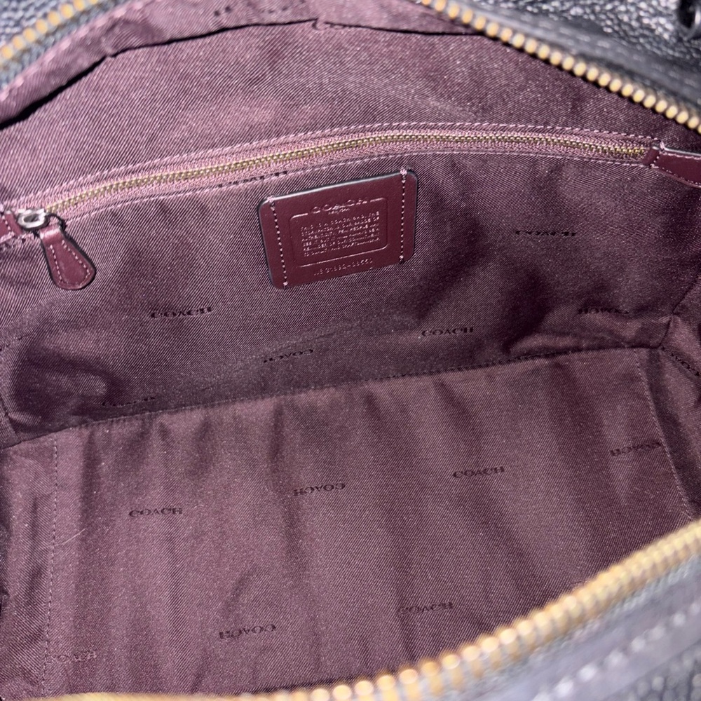 🖤Coach Dreamer Black Leather Satchel with Removable Strap 🖤 - Picture 8 of 12